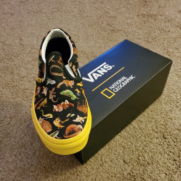 VANS x National Geographic Slip-On Ark Skate Shoes Unisex Youth 5 / Womens 6.5 - Picture 5 of 5